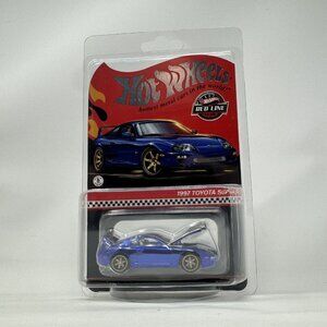 In Hand Ships Now RLC Hot Wheels Collectors 1997 Toyota Supra Spectraflame Blue